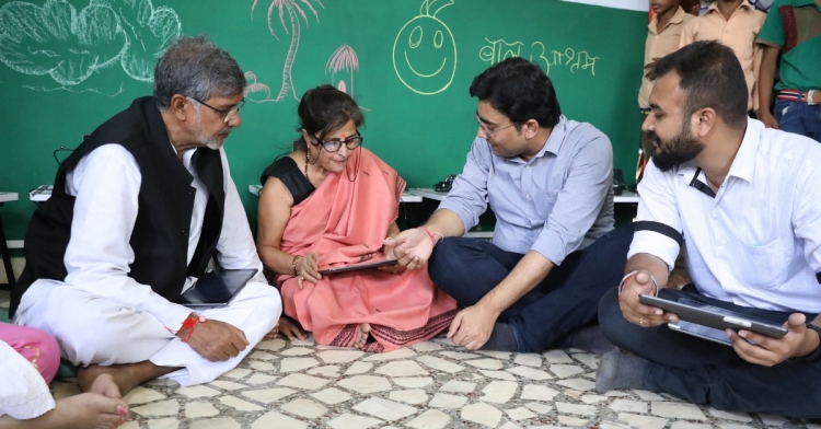 Convegenius Tab-Labs in Mr. Kailash Satyarthi's bal Ashram
